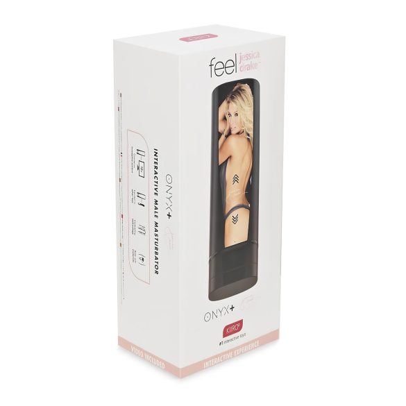 Kiiroo Onyx+ Jessica Drake - interaktív maszturbátor (fekete)