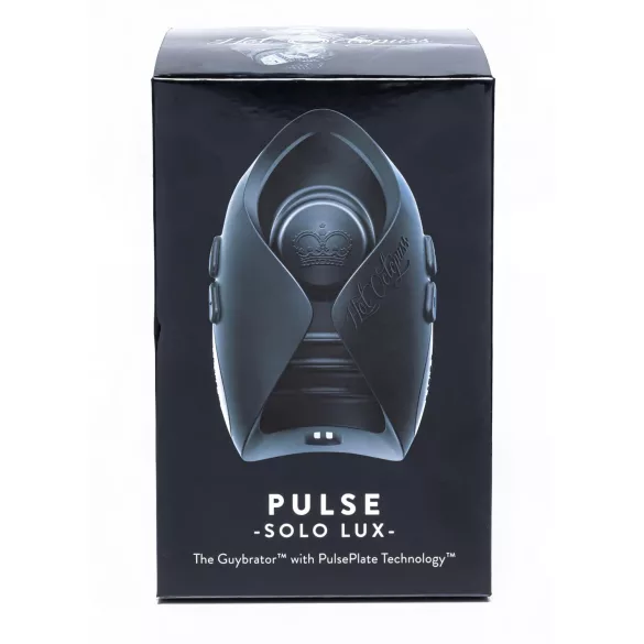 Hot Octopuss Pulse Solo Lux - rádiós maszturbátor férfiaknak (fekete)
