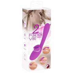 You2Toys 2 Function Vibe - akkus 2in1 vibrátor (lila) You2Toys 2 Function Vibe - akkus 2in1 vibrátor (lila)
