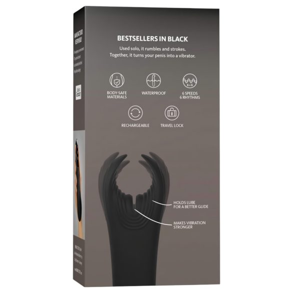 Fun Factory Manta - makkvibrátor (fekete)