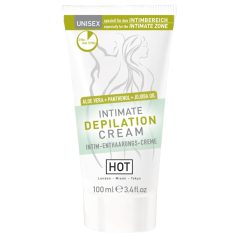 HOT Intimate - intim szőrtelenítő krém spatulával (100ml)   HOT Intimate - intim szőrtelenítő krém spatulával (100ml)