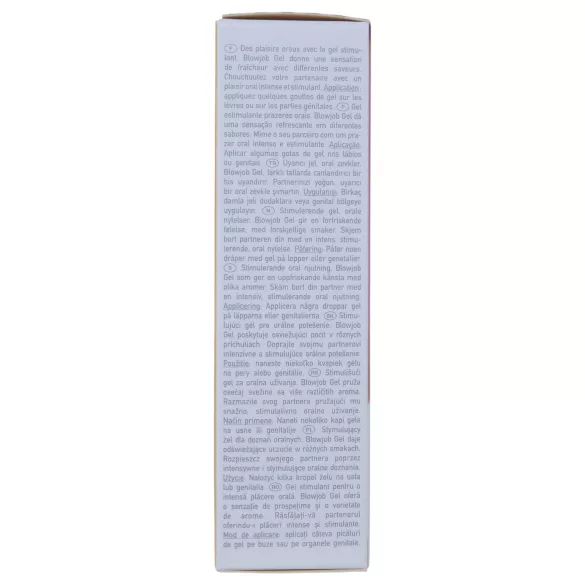 Blowjob Gel - orál síkosító gél - vanília (50ml)