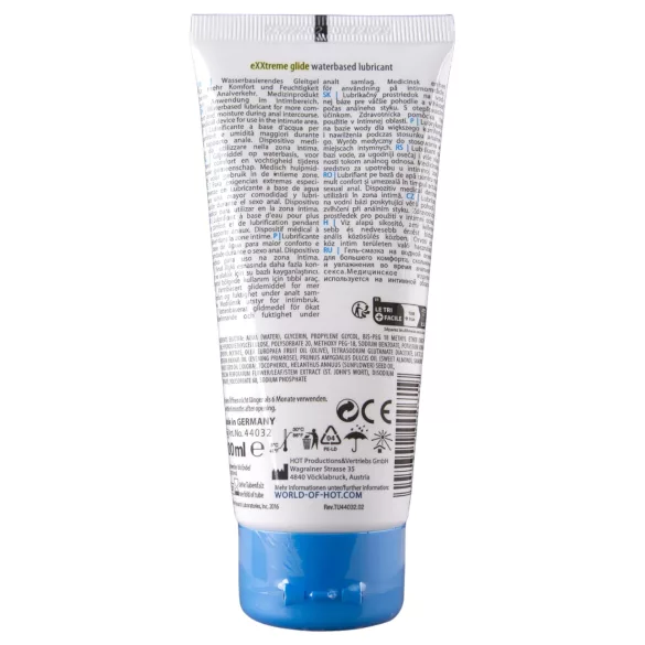 HOT Exxtreme - vízbázisú síkosító (100 ml)