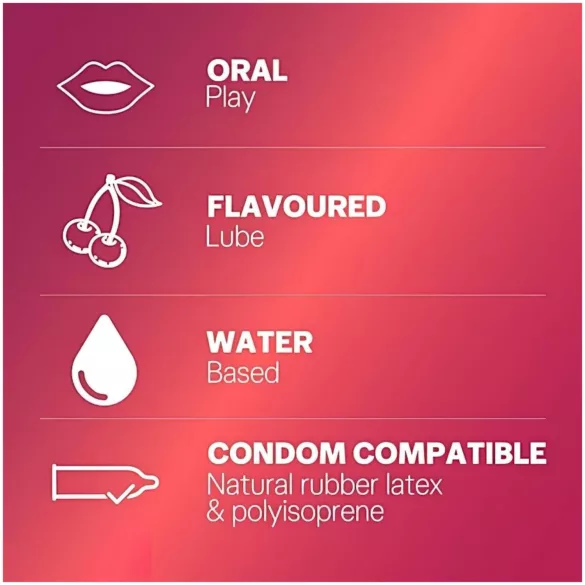 Durex Cherry - cseresznyés ízű vízbázisú síkosító (50 ml)