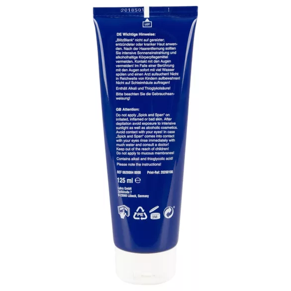 Szőrtelenítő krém (125 ml)