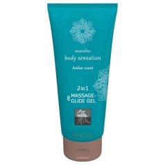 Shiatsu 2in1 Amber Scent - masszázs síkosító - amber (200ml)   Shiatsu 2in1 Amber Scent - masszázs síkosító - amber (200ml)