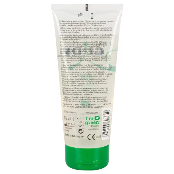 Just Glide Bio - vízbázisú vegán síkosító (200 ml)