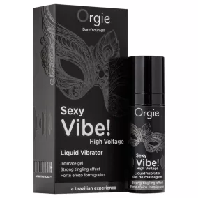   Orgie Sexy Vibe High Voltage - unisex folyékony vibrátor (15 ml)