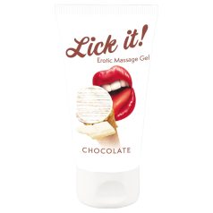 Lick it! - 2in1 ehető síkosító - fehércsoki (50ml) Lick it! - 2in1 ehető síkosító - fehércsoki (50ml)