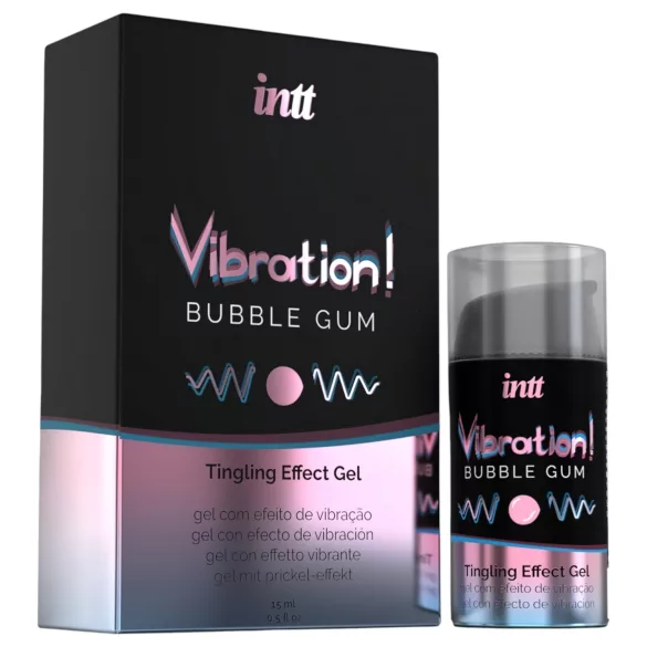 Intt Vibration! - folyékony vibrátor - rágógumi (15 ml)