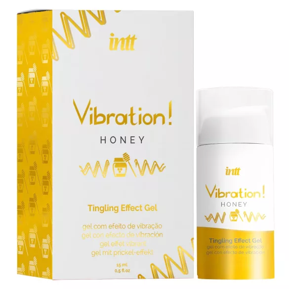 Intt Vibration! - folyékony vibrátor - méz (15 ml)