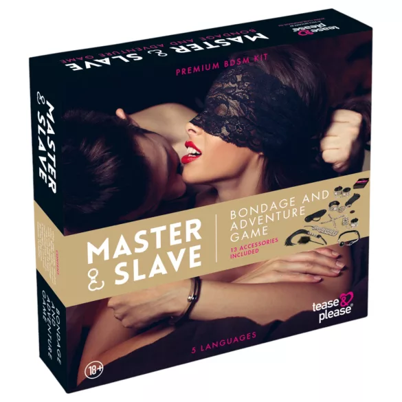 tease & please - Master & Slave - prémium BDSM kaland szett (13 részes)