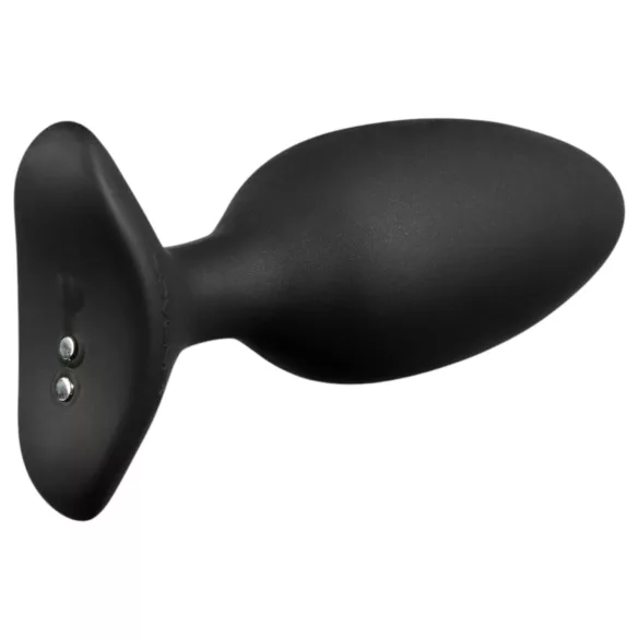 Lovense Hush 2 S - fekete app-vezérelt anál vibrátor (38 mm)