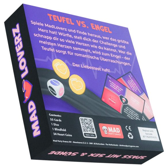 MadLoverz - erotikus társasjáték német nyelven