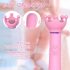 Sunfo - 2in1 mellbimbó vibrátor (pink)