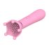 Sunfo - 2in1 mellbimbó vibrátor (pink)