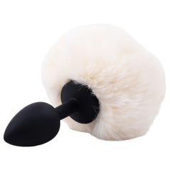 Sunfo - anál plug nyuszifarokkal (fekete-fehér) Sunfo - anál plug nyuszifarokkal (fekete-fehér)