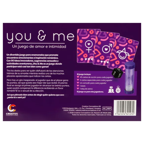 you & me - erotikus párjáték (spanyol)