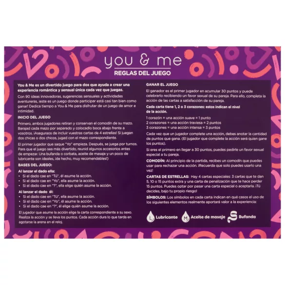 you & me - erotikus párjáték (spanyol)