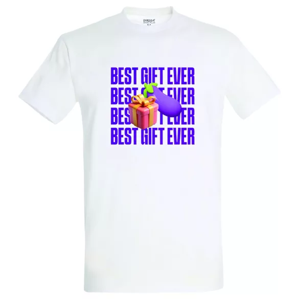 Best Gift Ever - férfi póló (fehér)