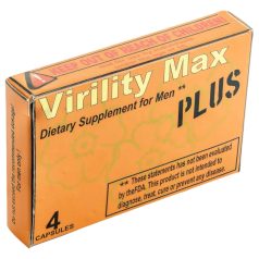 Virility Max Plus - étrend kiegészítő kapszula férfiaknak (4db)   Virility Max Plus - étrend kiegészítő kapszula férfiaknak (4db)