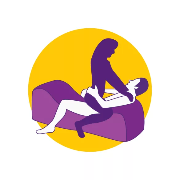 Desirel Magic Pillow - felfújható BDSM szexbútor - bilinccsel (piros)