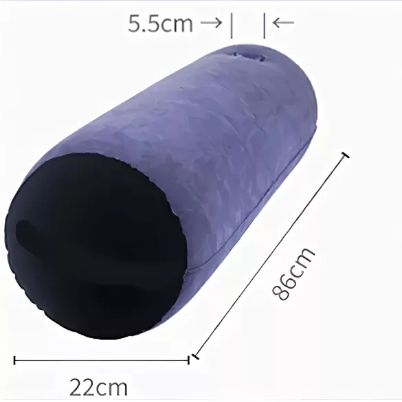 Desirel Magic Pillow - felfújható szexpárna - hengeres (lila)
