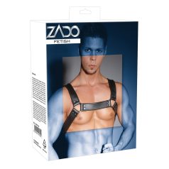ZADO - bőr mellhám (fekete) ZADO - bőr mellhám (fekete)