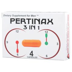 Pertinax 3in1 Plus - étrend kiegészítő kapszula férfiaknak (4db)   Pertinax 3in1 Plus - étrend kiegészítő kapszula férfiaknak (4db)