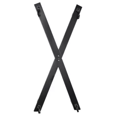   ZADO - András kereszt falra szerelhető bondage kötöző szett (fekete)