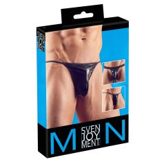 Svenjoyment - férfi tanga szett - fekete (3 részes) S-L Svenjoyment - férfi tanga szett - fekete (3 részes) S-L