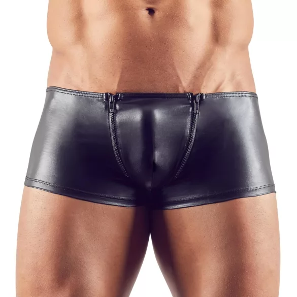 Svenjoyment - cipzáras férfi boxer (fekete)
