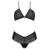 Passion Eco Kerria - csipke bikini szett (fekete)
