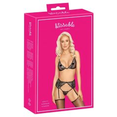 Kissable - fehérnemű szett (fekete) Kissable - fehérnemű szett (fekete)