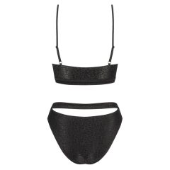 Obsessive Miamelle - pántos sportos bikini (fekete)