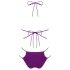 Obsessive Balitta - fényes, nyakpántos bikini (lila)