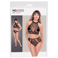 NO:XQSE - két részes necc ruha - fekete (S-L) NO:XQSE - két részes necc ruha - fekete (S-L)