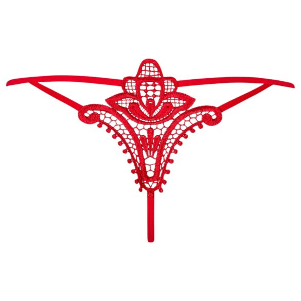 Obsessive Luiza - tulipános tanga (piros)
