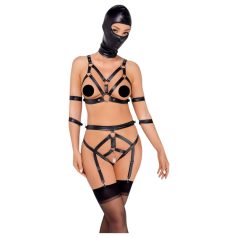 Bad Kitty - testhám szett és maszk (fekete) Bad Kitty - testhám szett és maszk (fekete)