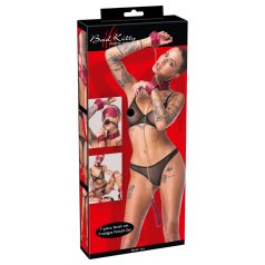 Bad Kitty - bondage szett - 7 részes (piros) Bad Kitty - bondage szett - 7 részes (piros)