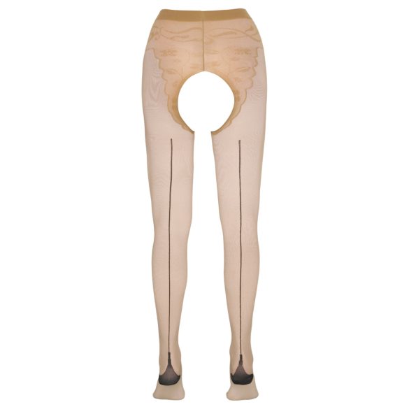 Cottelli - Csíkos szexharisnya (natúr)