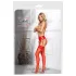 Cottelli - selymes combfix (piros)