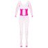 Cottelli - hálós cicaruha (pink) - S-L