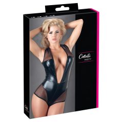 Cottelli - fénylő necc body (fekete) Cottelli - fénylő necc body (fekete)