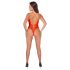 Cottelli - keresztpántos csipke body (piros)