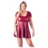 Cottelli Plus Size - A-vonalú miniruha (piros)