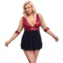 Cottelli Bondage Plus Size - babydoll (piros)