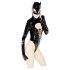 Black Velvets - hosszúujjú Batwoman body (fekete)