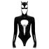 Black Velvets - hosszúujjú Batwoman body (fekete)