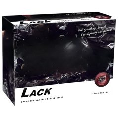 Lakk lepedő - gumis - 160x200cm (fekete) Lakk lepedő - gumis - 160x200cm (fekete)